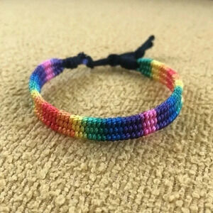 3 for $25/ Rainbow LGBTQ Pride Handmade Bracelet NWT